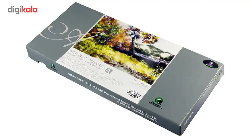 رنگ اکریلیک 12 رنگ ماریس