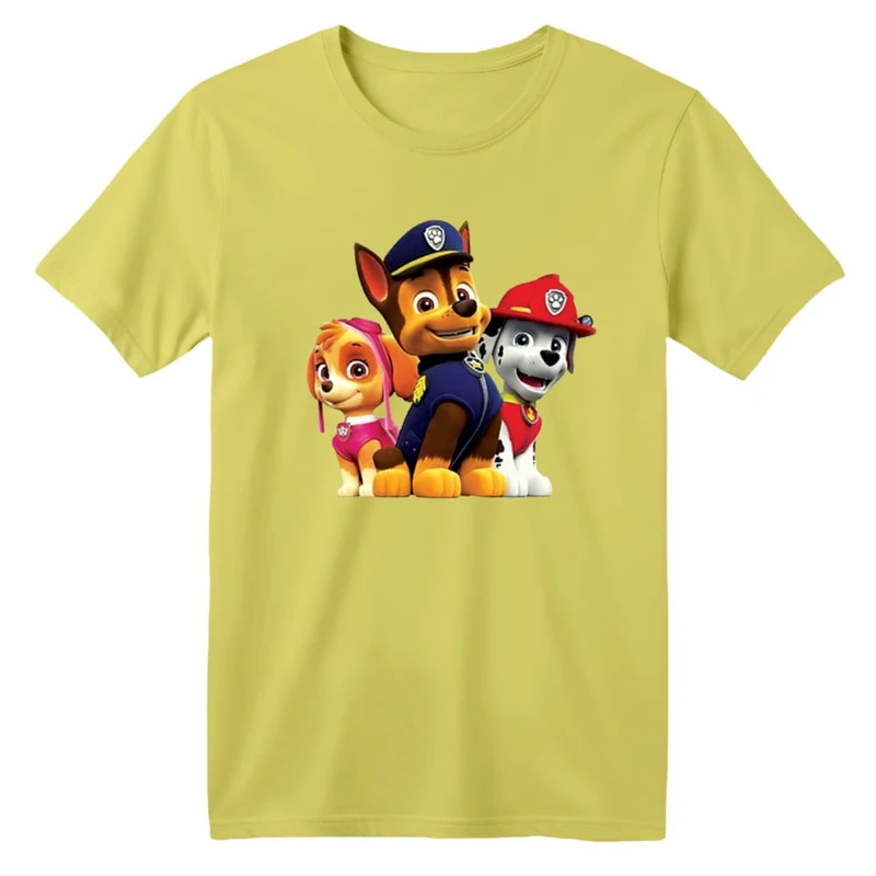 تی شرت آستین کوتاه بچگانه مدل سگ نگهبان کد ۱۰