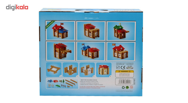 بازی ساختنی92 تکه تک توی مدل کلبه جنگلی1033