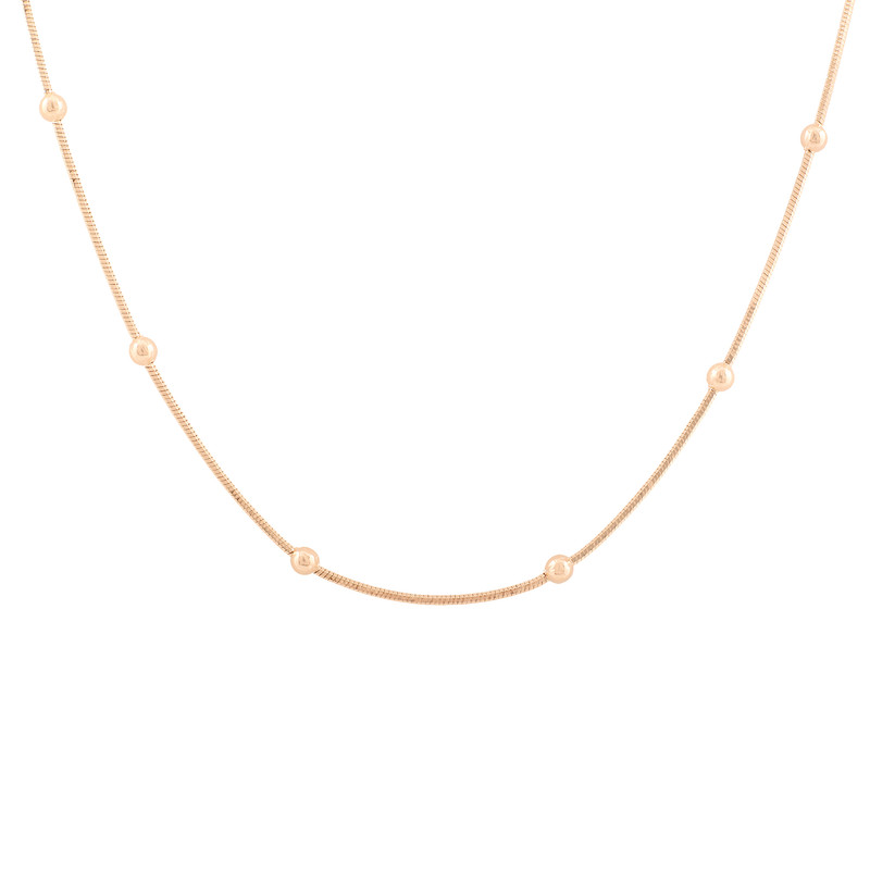 گردنبند زنانه ژوپینگ مدل توپی کد N3547 گردنبند زنانه ژوپینگ مدل توپی کد N3547