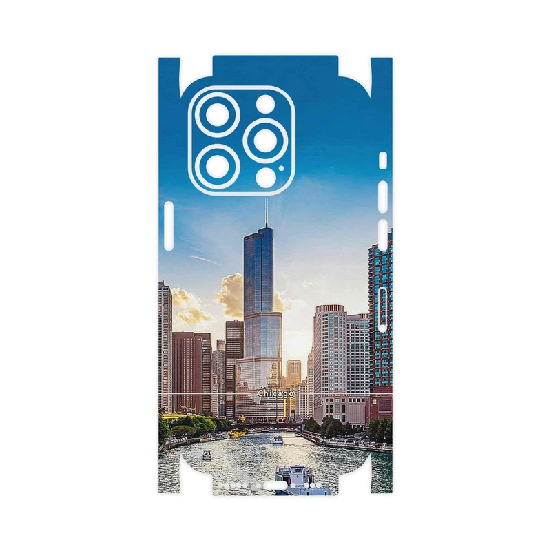 برچسب پوششی ماهوت مدل City of Chicago-FullSkin مناسب برای گوشی موبایل اپل iPhone 14 Pro