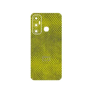 MAHOOT Yellow Snake Skin Cover Sticker for Infinix Hot 11