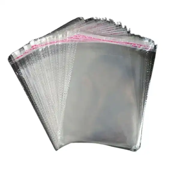 پلاستیک بسته بندی مدل لبه چسب دار 20/30 بسته 100 عددی