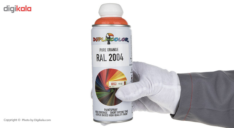 اسپری رنگ نارنجی دوپلی کالر مدل RAL 2004 حجم 400 میلی لیتر