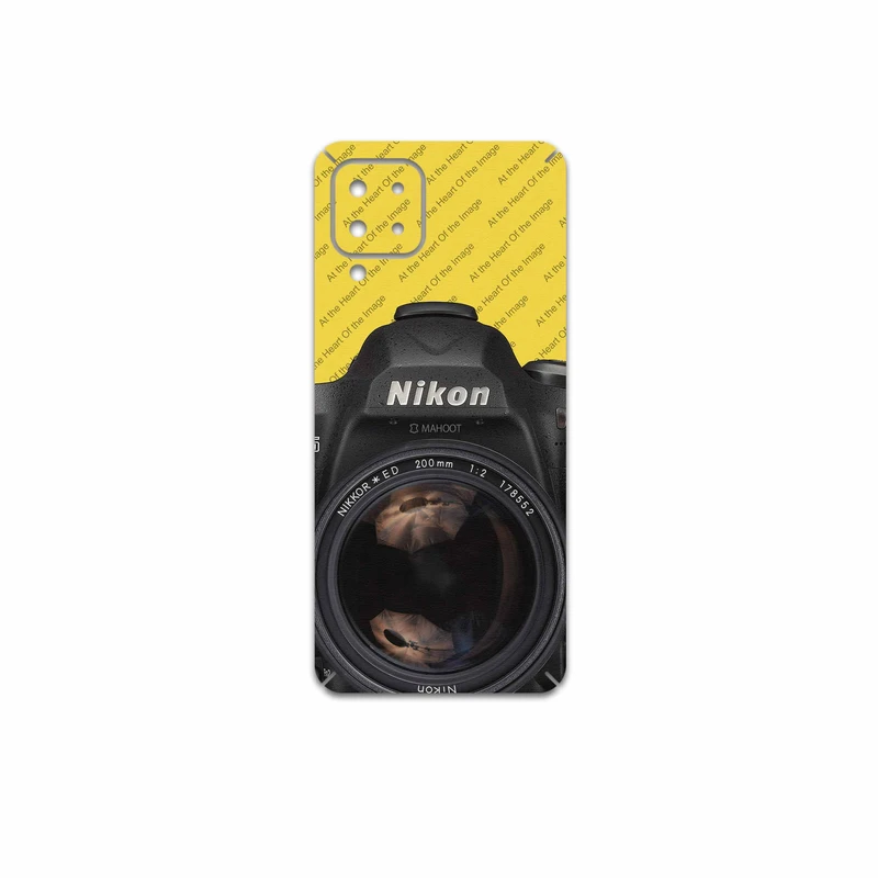 برچسب پوششی ماهوت مدل Nikon-Logo مناسب برای گوشی موبایل سامسونگ Galaxy A22 4G