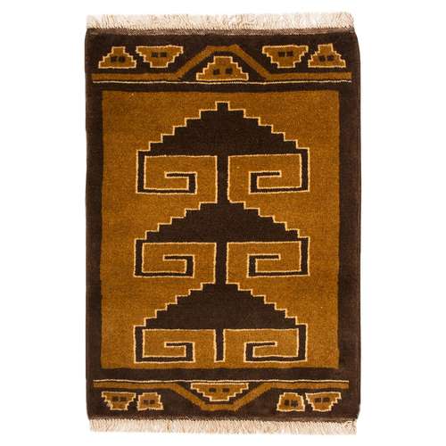 گبه دستبافت نیم متری سرزمین فرش کد GB9601