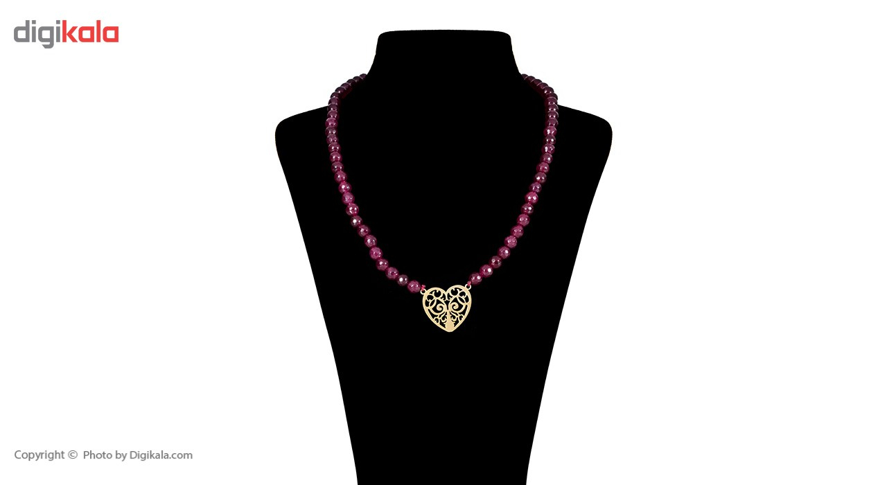 گردنبند طلا 18 عیار زنانه رزا مدل NS14