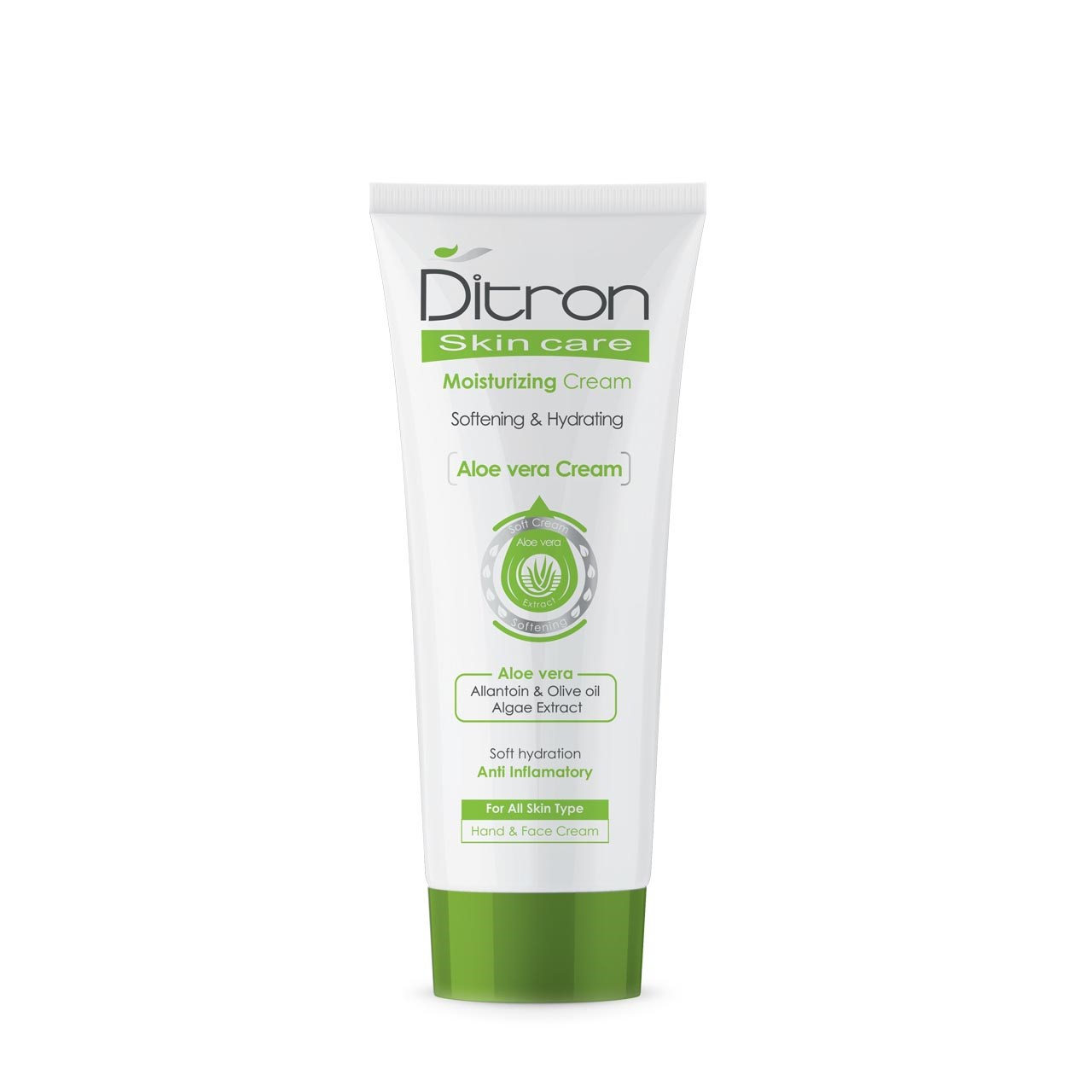 کرم مرطوب کننده دیترون مدل Aloe Vera حجم 75 میلی لیتر