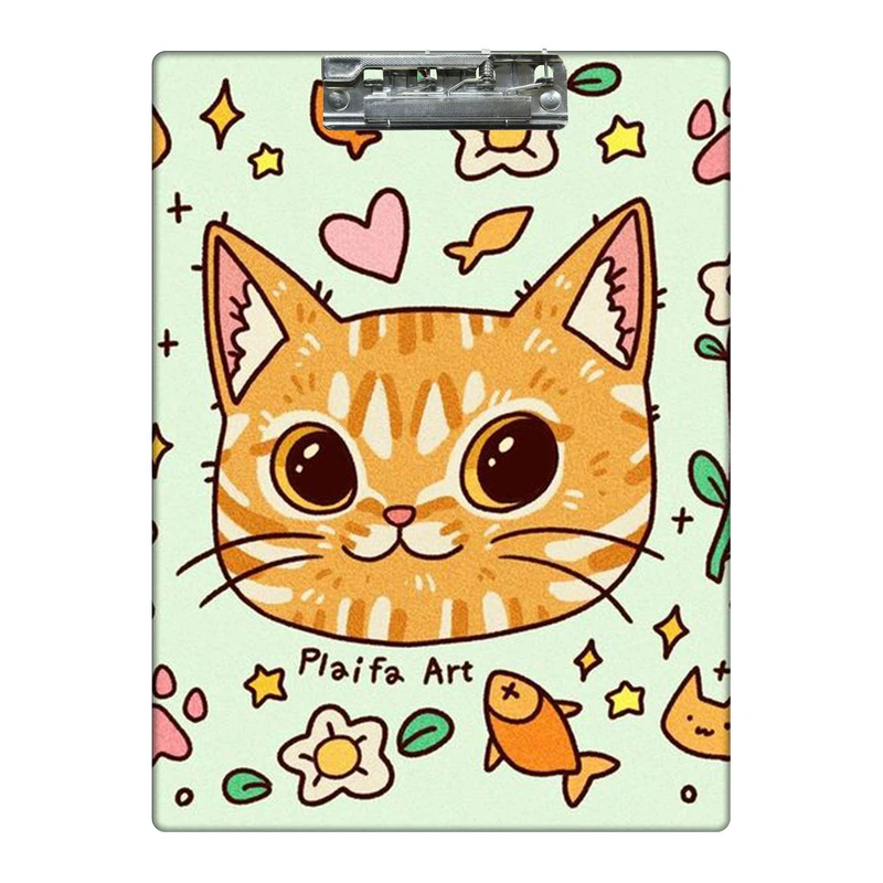 تخته شاسی طرح گربه و ماهی و گل کد  3212466 سایز A4