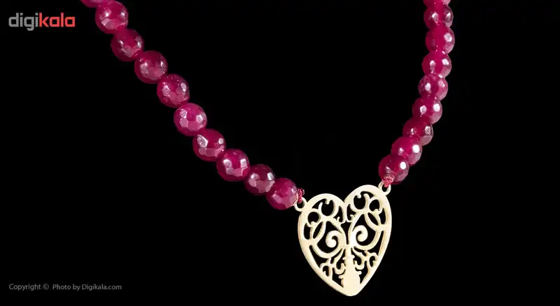 گردنبند طلا 18 عیار زنانه رزا مدل NS14