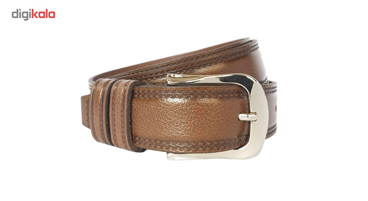 RAYA NATURAL LEATHER MEN'S BELT, MODEL PATTERNED 