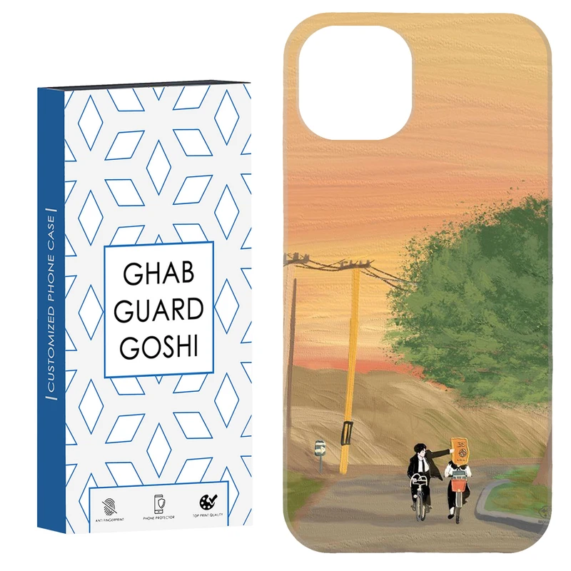 کاور قاب گارد گوشی طرح منظره کد Dimo-349 مناسب برای گوشی موبایل اپل iPhone 13 / 14