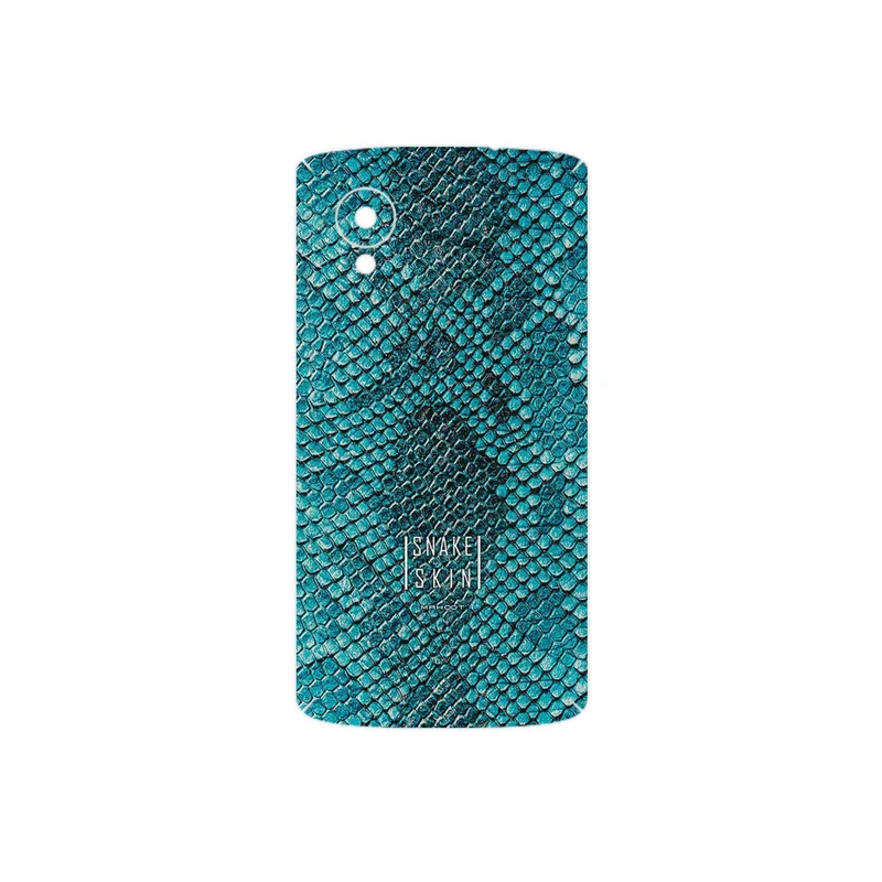 برچسب پوششی ماهوت مدل Blue Snake Skin مناسب برای گوشی موبایل گوگل Nexus 5