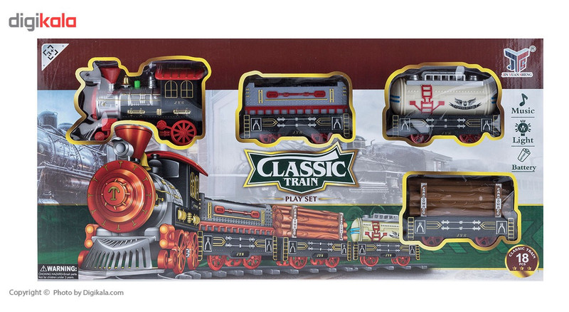 قطار اسباب بازی مدل Classic Train J.Y.S