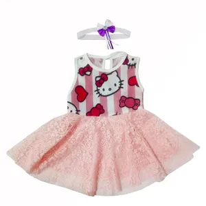 ست سارافون و هدبند نوزادی دخترانه کد 422109