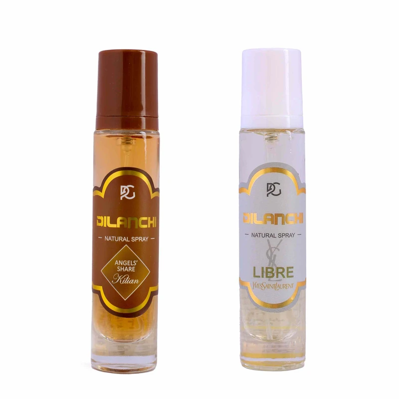 عطر جیبی دیلانچی پلاس مدل لیبره و آنجلز شیر حجم 30 میلی لیتر مجموعه 2 عددی