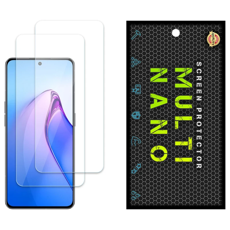 محافظ صفحه نمایش مولتی نانو مدل X-S2N مناسب برای گوشی موبایل اوپو Reno8 Pro بسته دو عددی