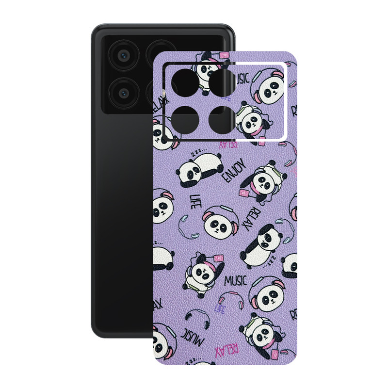 برچسب پوششی ریمکس مدل Leth طرح پاندا مناسب برای گوشی موبایل شیائومی Poco X6 Pro