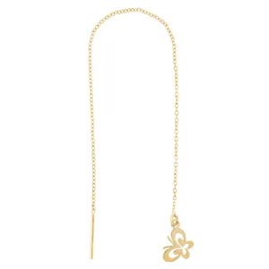 گوشواره طلا 18 عیار رزا مدل EGB20