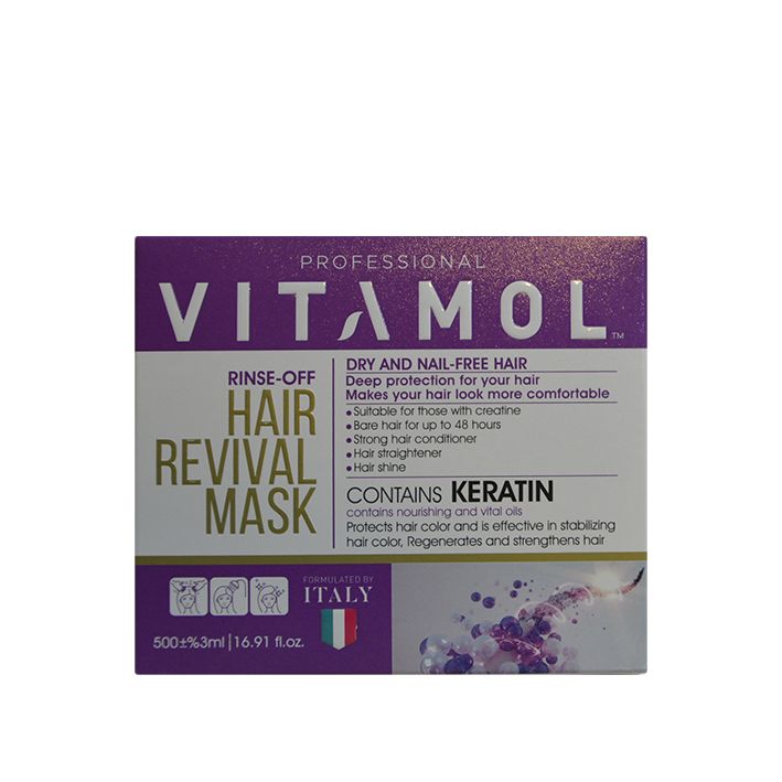 ماسک مو ویتامول مدل KERATIN حجم 500 میلی لیتر -  - 3