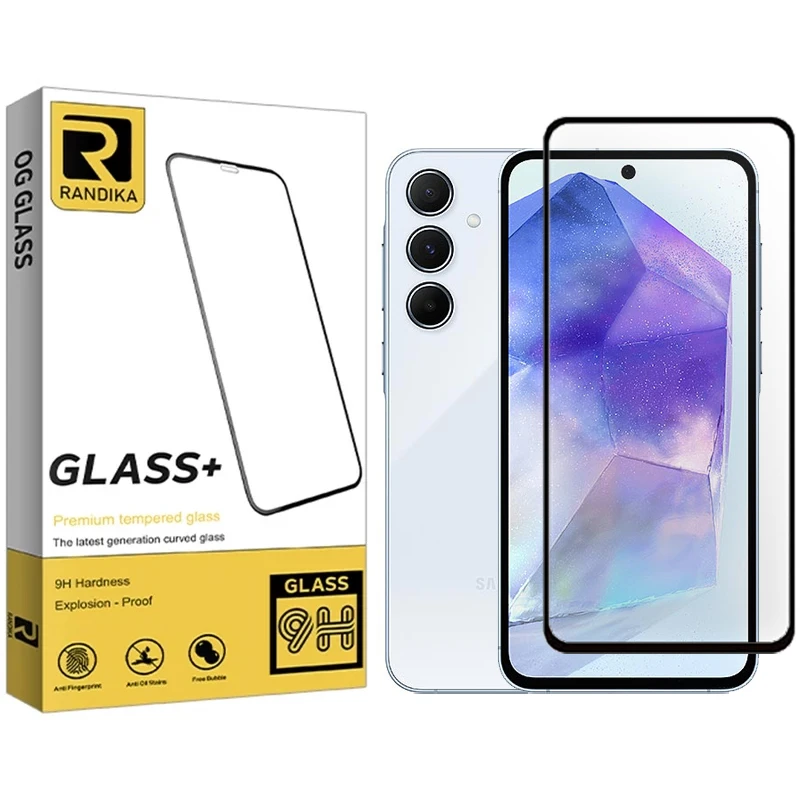 محافظ صفحه نمایش شیشه ای راندیکا مدل Premium مناسب برای گوشی موبایل سامسونگ Galaxy A55