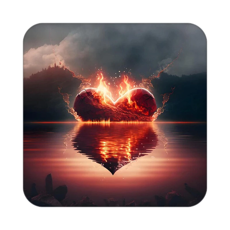 زیر لیوانی کاکتی مدل عاشقانه کد mp11230