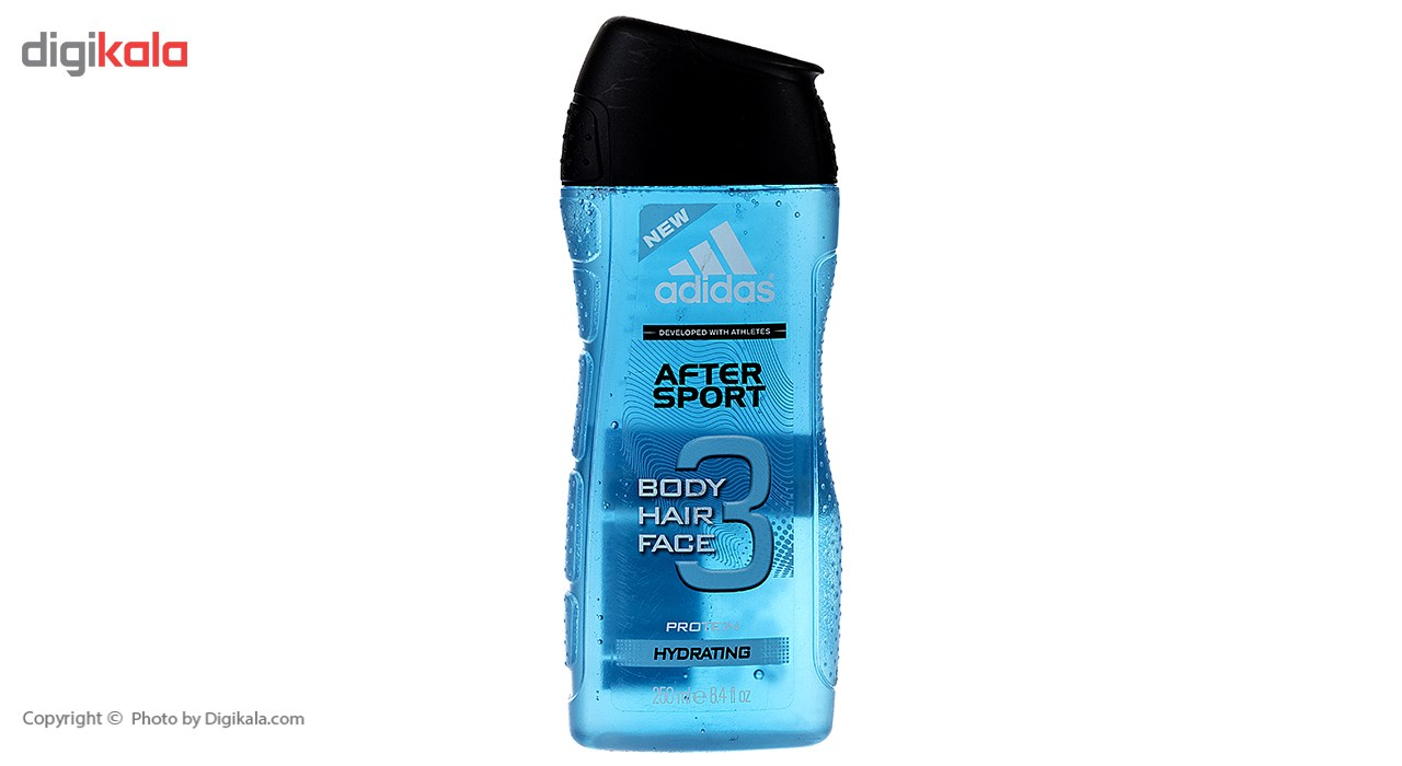 شامپو سر و بدن مردانه آدیداس مدل After Sport حجم 250 میلی لیتر