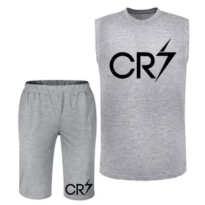 ست تاپ و شلوارک راحتی مردانه مدل رونالدو A413