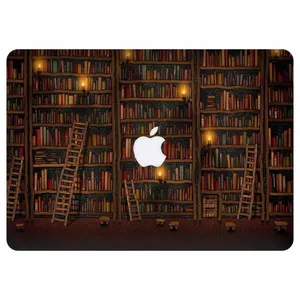 برچسب تزئینی ونسونی مدل Vintage BookShelf مناسب برای مک بوک پرو 13 اینچی