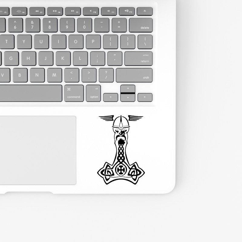 استیکر لپ تاپ و موبایل بووم طرح سریال Vikings مدل Emblem کد LB25