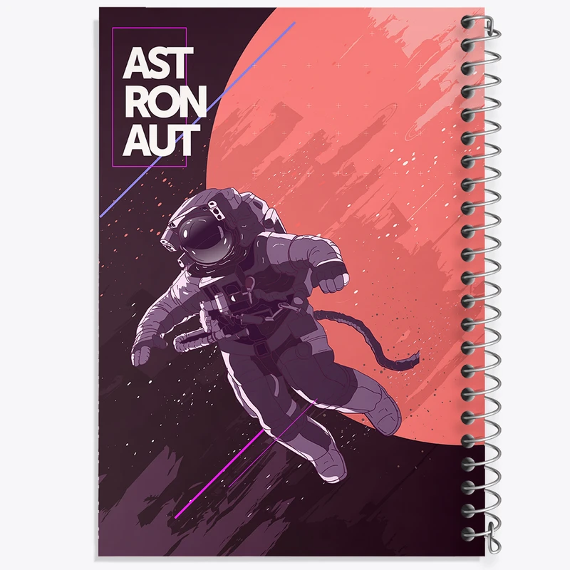 دفتر نقاشی 50 برگ خندالو طرح فضانورد کد N522