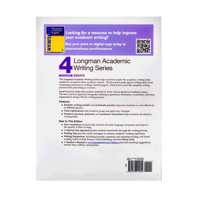 کتاب Longman Academic Writing Series 4 اثر Ann Hogue انتشارات longman کتاب Longman Academic Writing Series 4 اثر Ann Hogue انتشارات longman