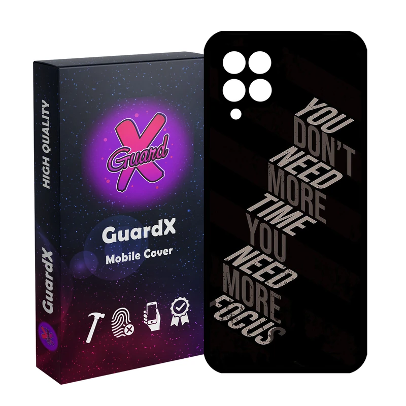 کاور گارد ایکس طرح متن مدل Glass10808 مناسب برای گوشی موبایل سامسونگ Galaxy A12/M12/F12