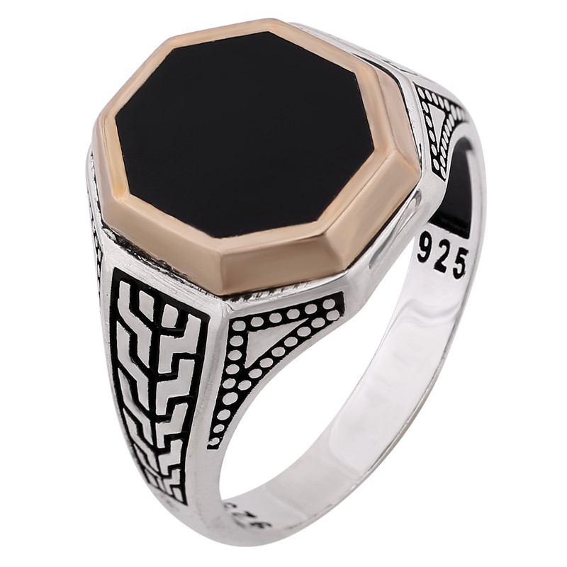 انگشتر نقره مردانه کد R3218