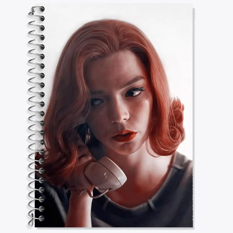 دفتر زبان 50 برگ خندالو مدل دو خط طرح سریال گامبی وزیر کد 27804