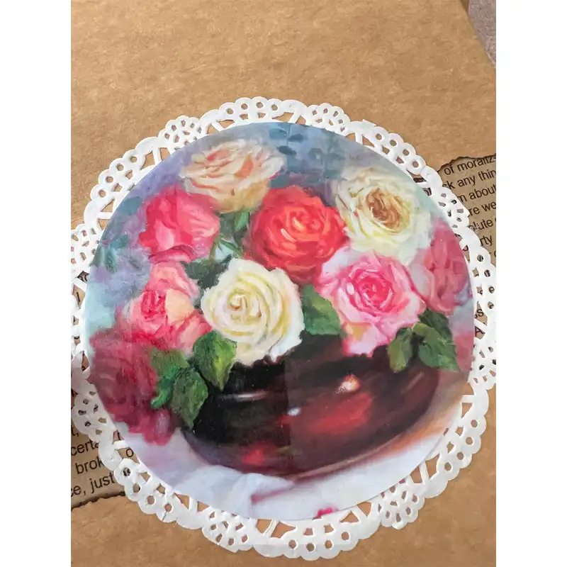 پاکت هدیه مدل رز باغچه‌ای کد 01