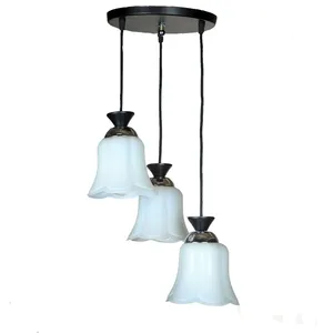  چراغ آویز 3 شعله چشمه نور کد 1275