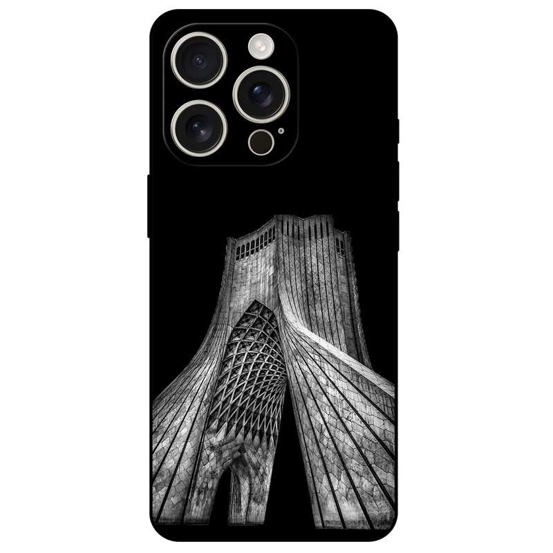 کاور مگافون طرح برج ازادی مدل 8263 مناسب برای گوشی موبایل اپل iPhone 16 Pro Max