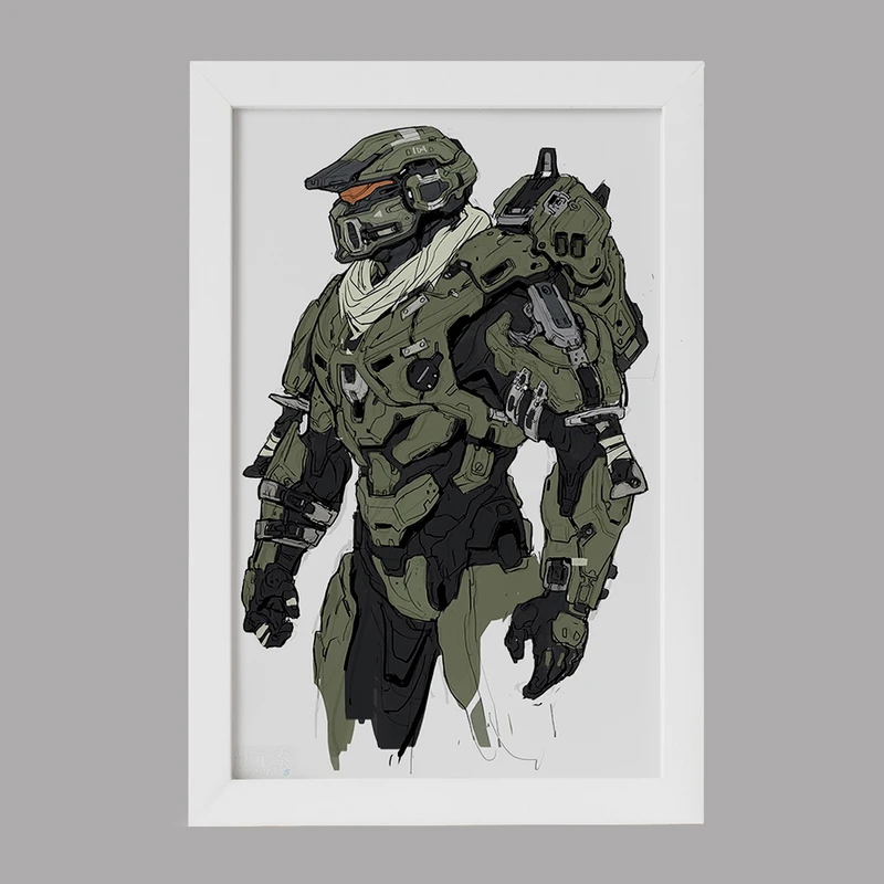 تابلو خندالو مدل بازی هیلو (Halo) کد 31494