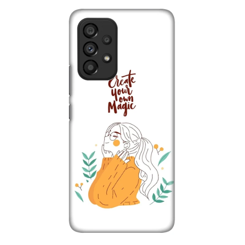 کاور طرح دختر خوشحال کد DIMO-050 مناسب برای گوشی موبایل سامسونگ Galaxy A53 5G / Galaxy A53