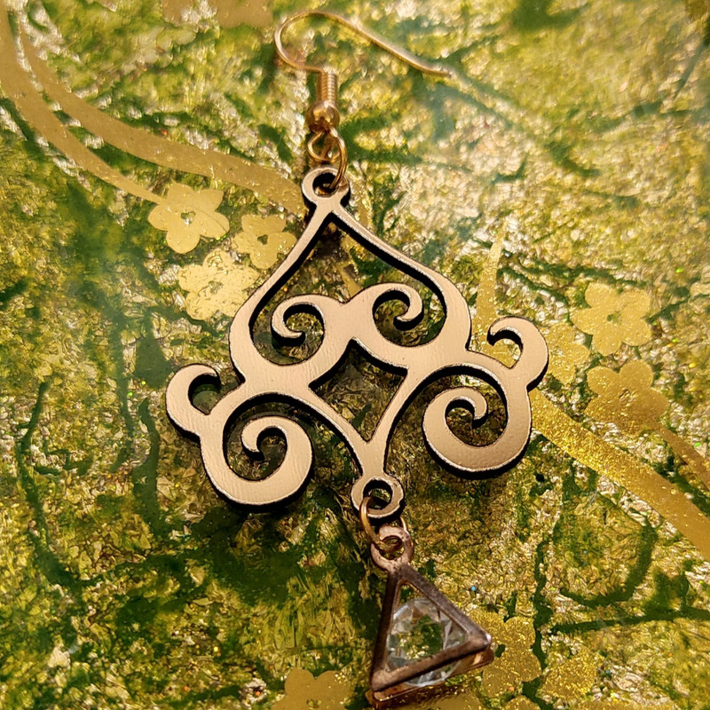 گوشواره دخترانه مدل فرفورژه