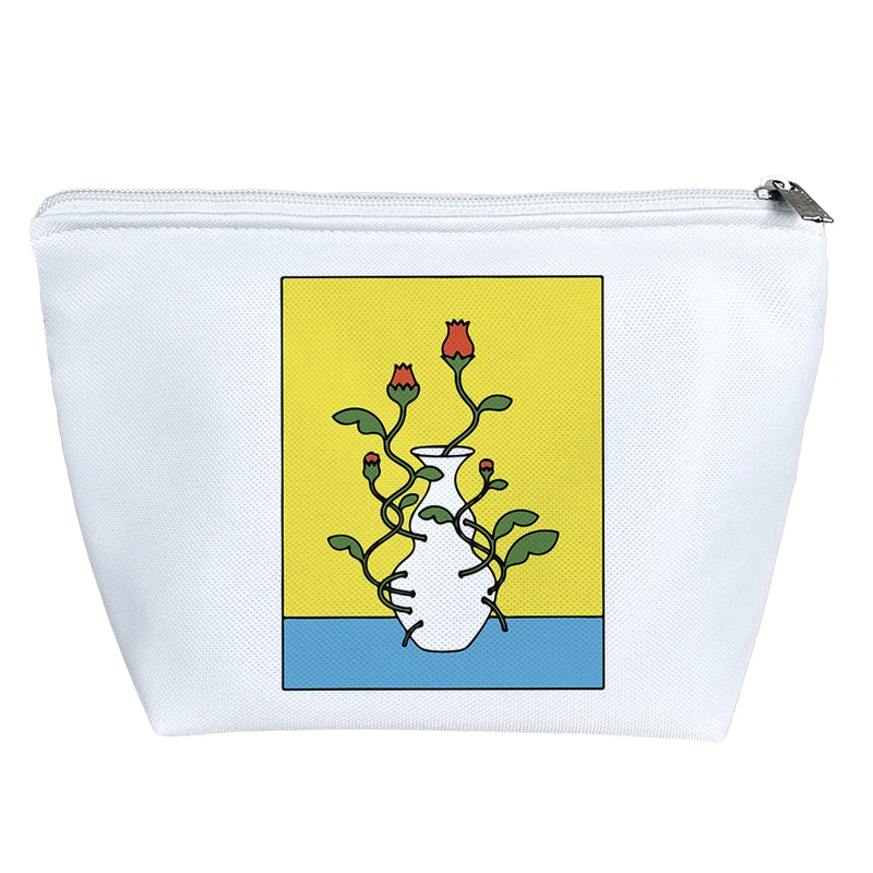 کیف لوازم آرایش دخترانه خندالو مدل گلدان کد 7331