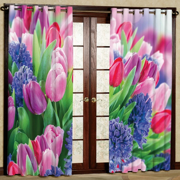 پرده مدل مخمل پانچی کد 6018 سایز 280x140 سانتی متر