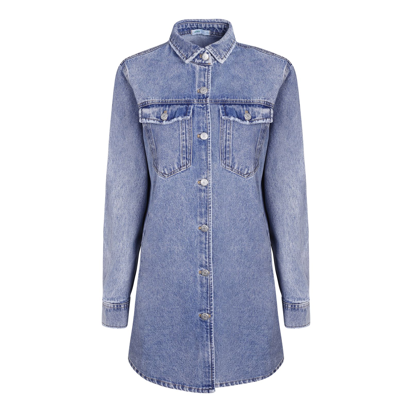 مانتو جین زنانه آر اِن اِس مدل 110921865804 -  - 1