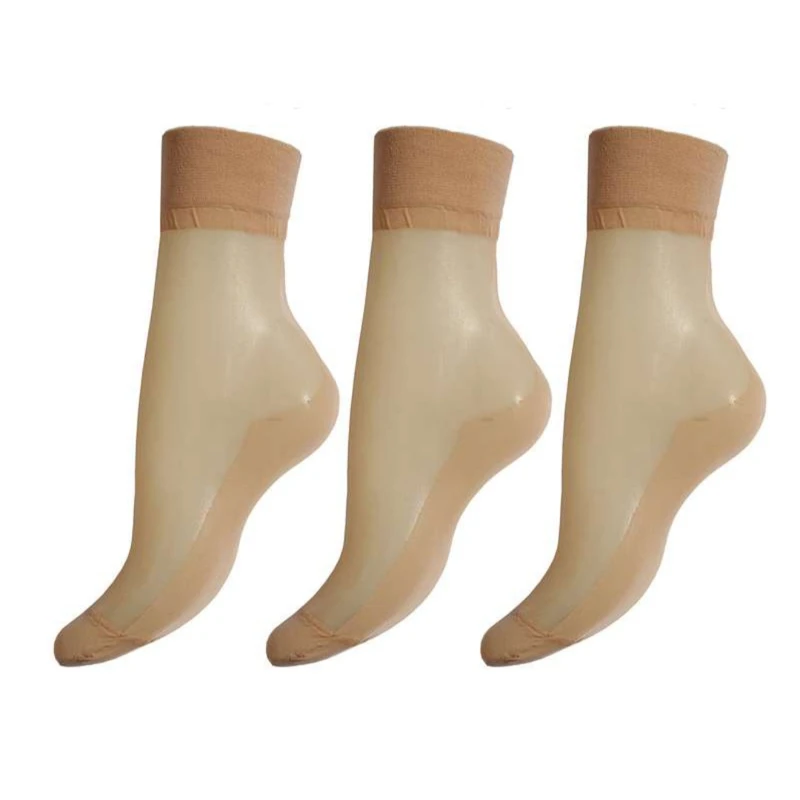 جوراب زنانه بهپوش مدل شیشه ای عطرنگی بسته 3 عددی