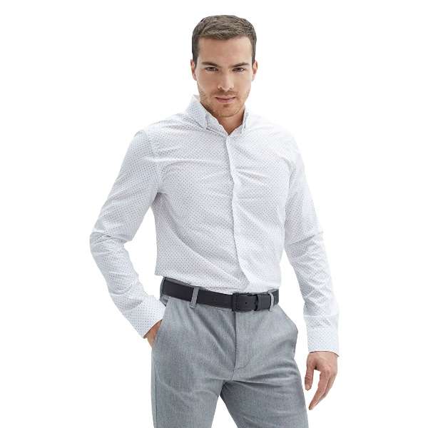 پیراهن آستین بلند مردانه ال سی وایکیکی مدل W1KM15Z8