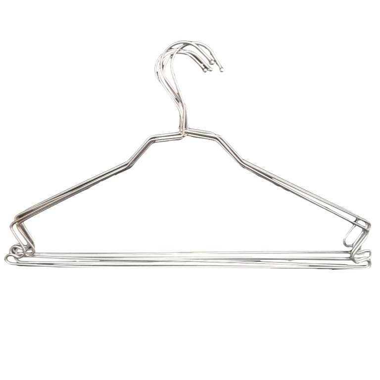 چوب لباسی مدل استیل بسته 6 عددی