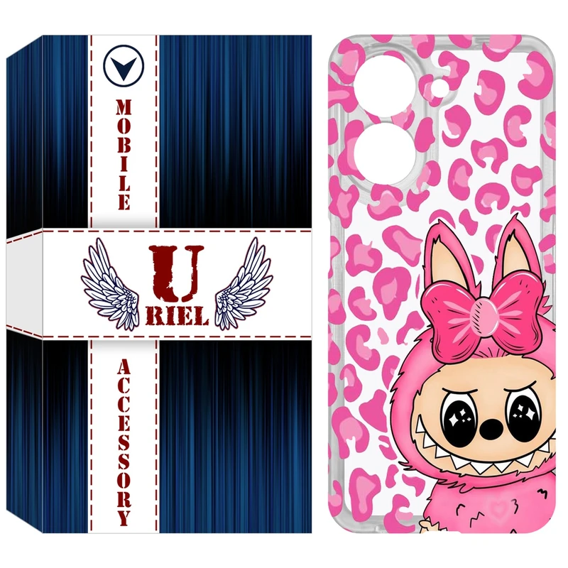 کاور یوریل مدل Clear کد 107 طرح لبوبو Labubu مناسب برای گوشی موبایل شیائومی Redmi A5 4G / Poco C71