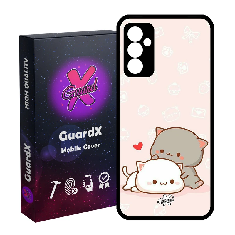 کاور گارد ایکس طرح Love مدل Glass10372 مناسب برای گوشی موبایل سامسونگ Galaxy A54 / A54 5G