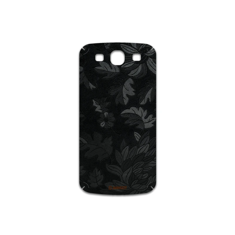 برچسب پوششی ماهوت مدل Black-Wildflower مناسب برای گوشی موبایل سامسونگ Galaxy S3 Neo